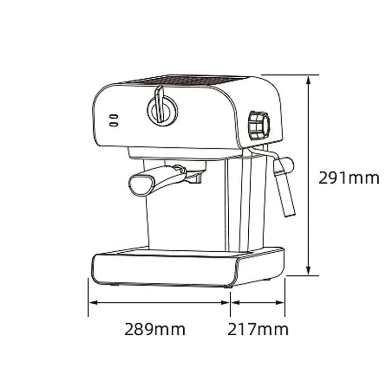 Máquina de café expreso Ukiah de 0,8 l