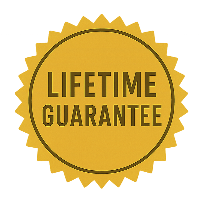 Free Lifetime Guarantee (Up to 5 times)