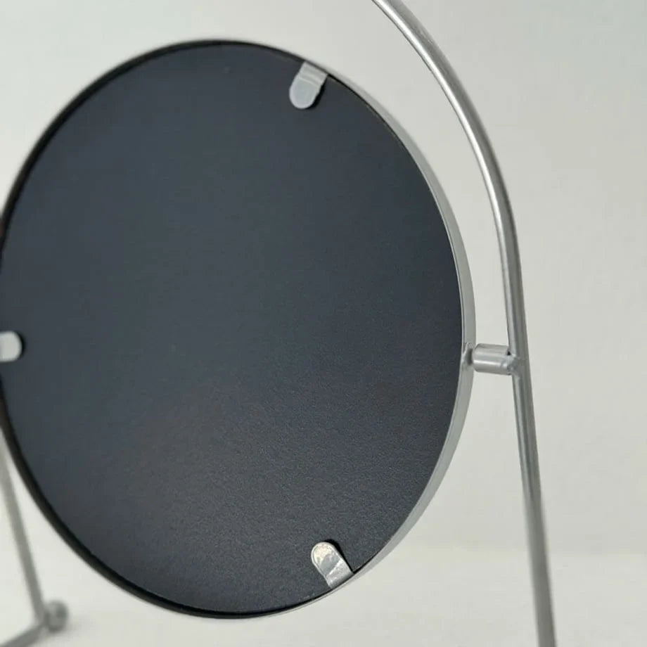 Matte Metal Swivel Desktop Mirror