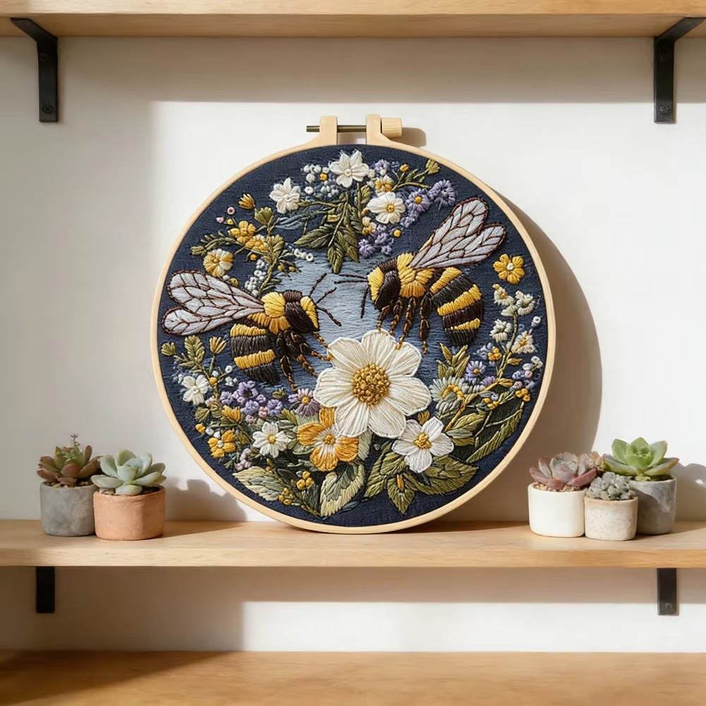 Honeycomb™ | Busy Bees Embroidery Kit