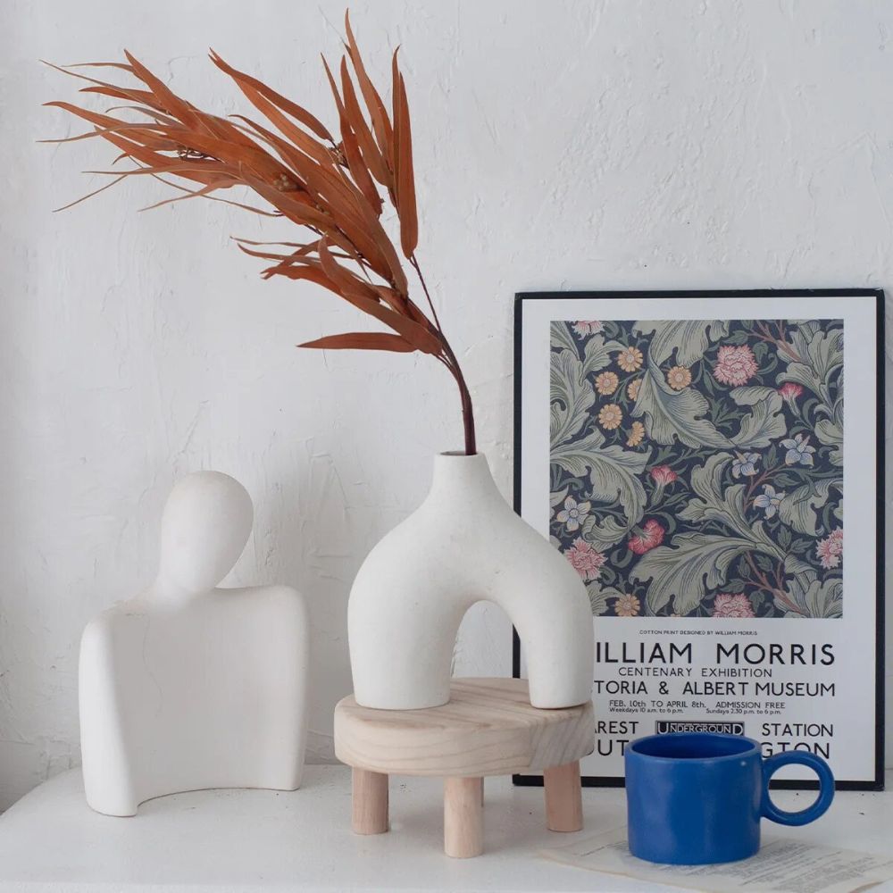 Ensemble de vases creux en céramique