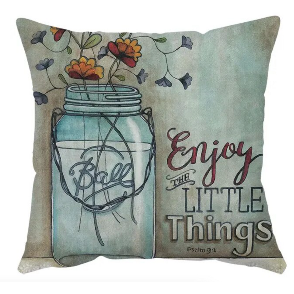 Housse de coussin Floral Embrace