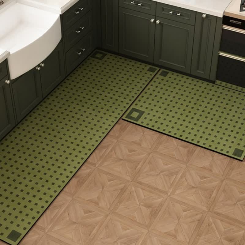 Diatom Mud Mini Check Kitchen Rug