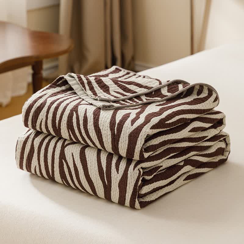 Modern Zebra Stripe Pure Cotton Quilt