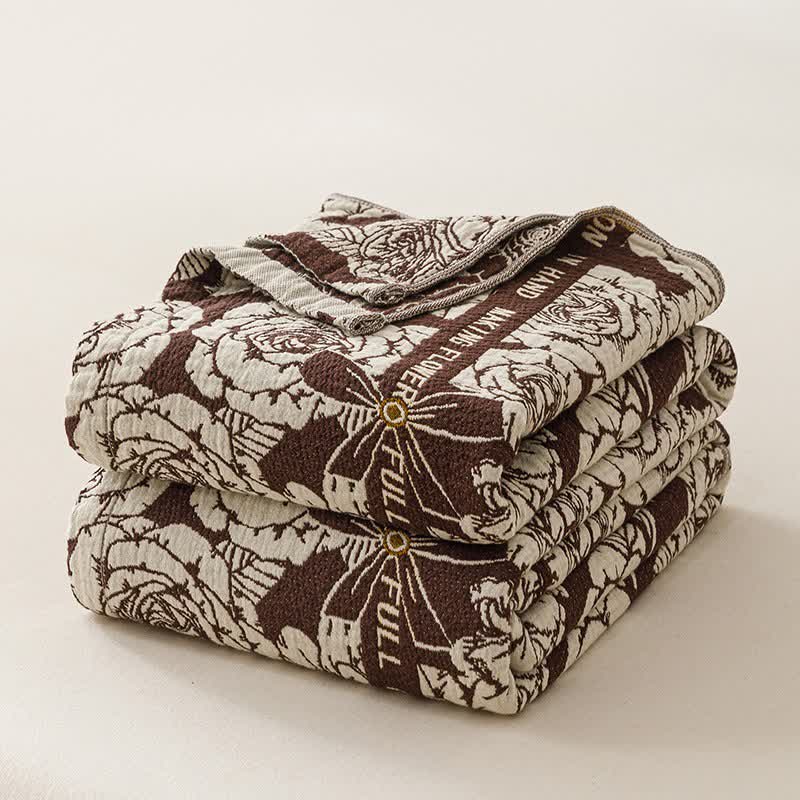 Country Blooming Rose Pure Cotton Quilt
