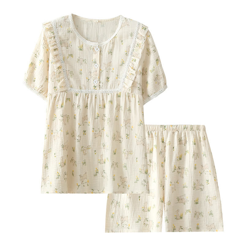 Refresh Bunny Pure Cotton Pajama Set