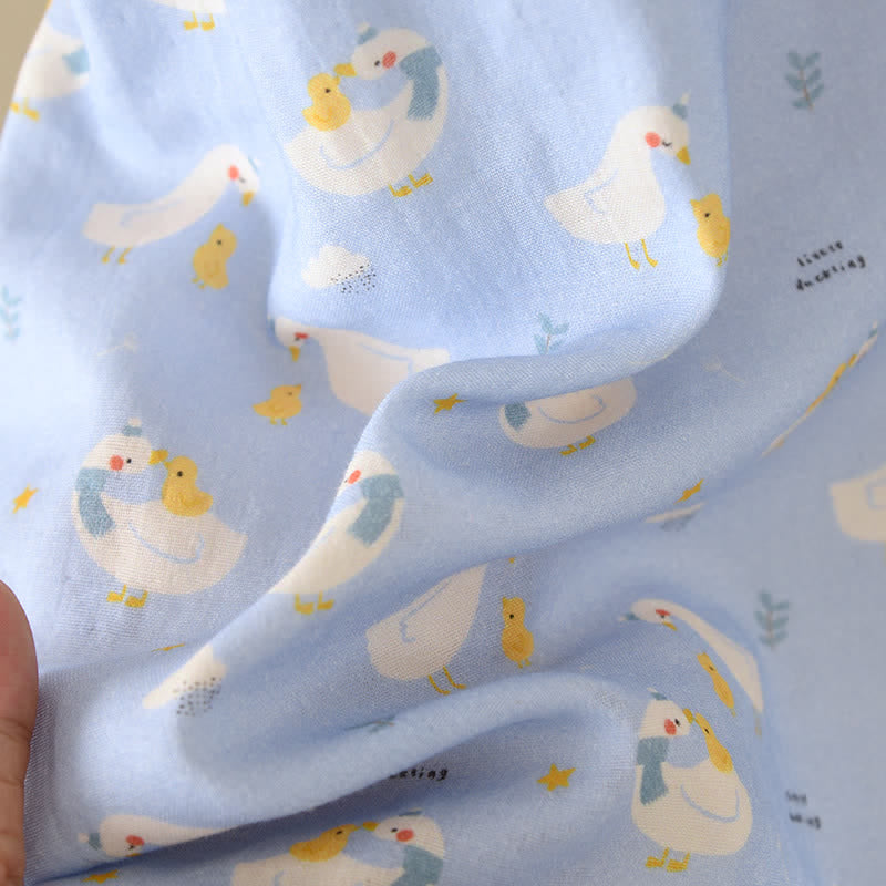 Blue Goose Cotton Gauze Sleeveless Pajamas