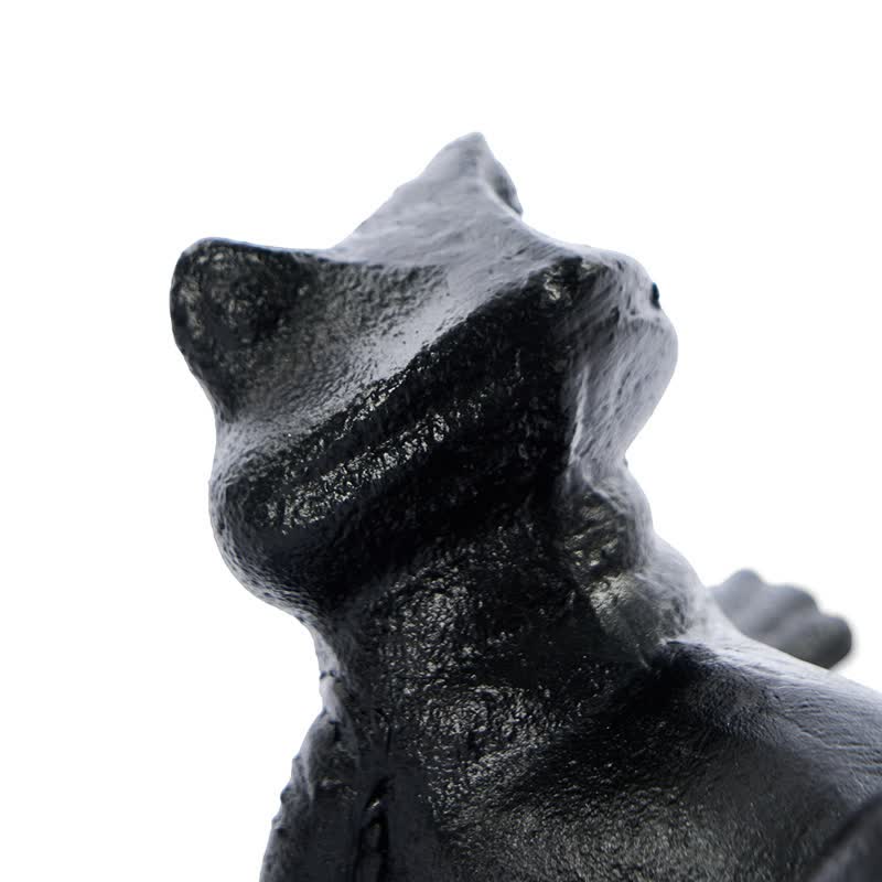 Cast Iron Frog Paper Towel Holder