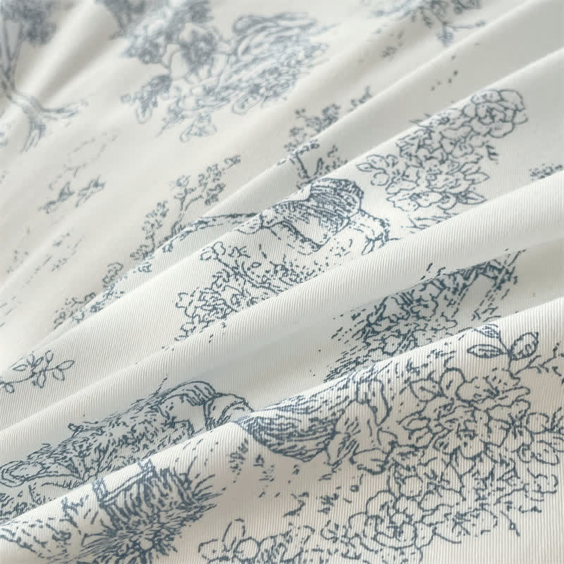 Elegant Forest Pure Cotton Bedding Set(4PCS)