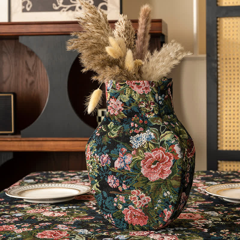 Garden Artistic Fabric Vase Tabletop Ornament