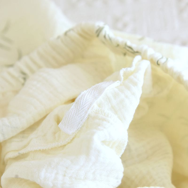 Bamboo Leaf Cotton Double Gauze Pajamas