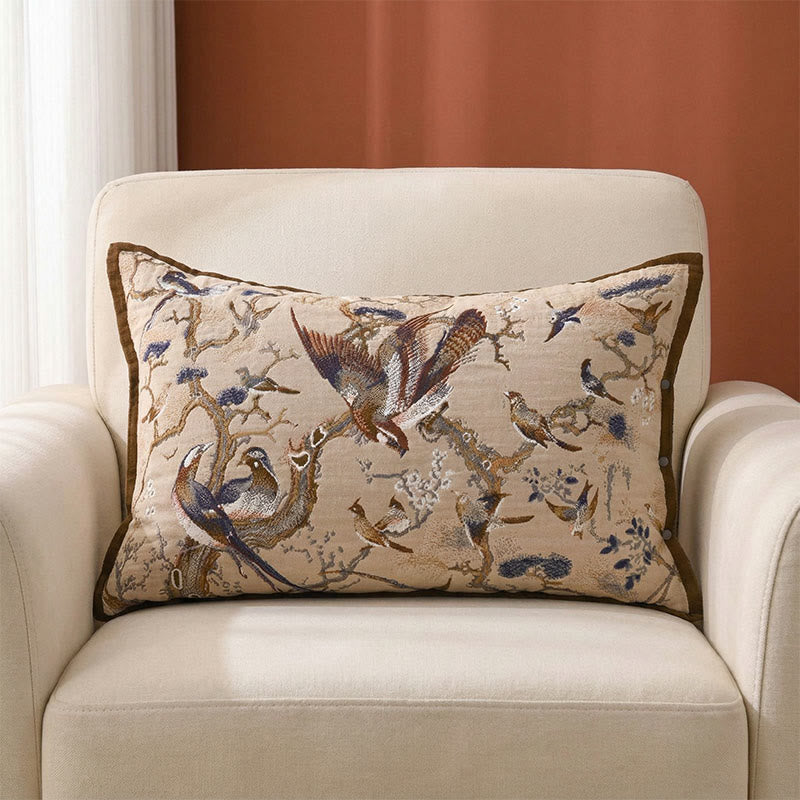 Birds of Paradise Jacquard Pillowcases (2PCS)