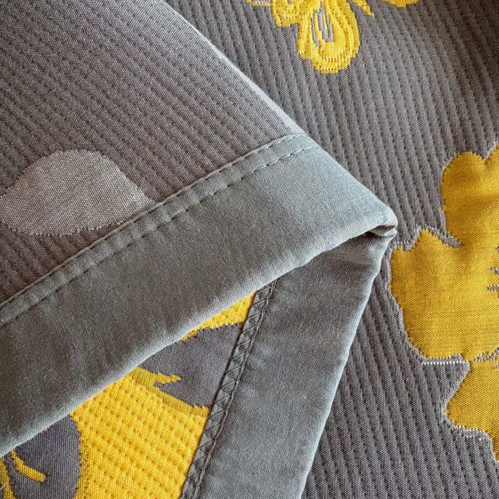 Branch & Bird Cotton Gauze Quilt Blanket