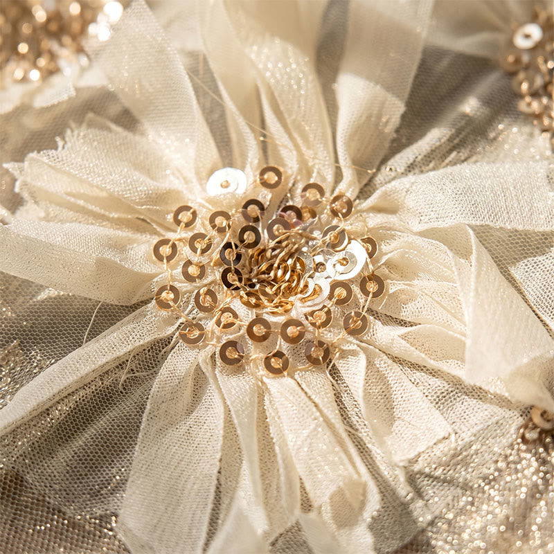 French Country Floral Tassel Tablecloth
