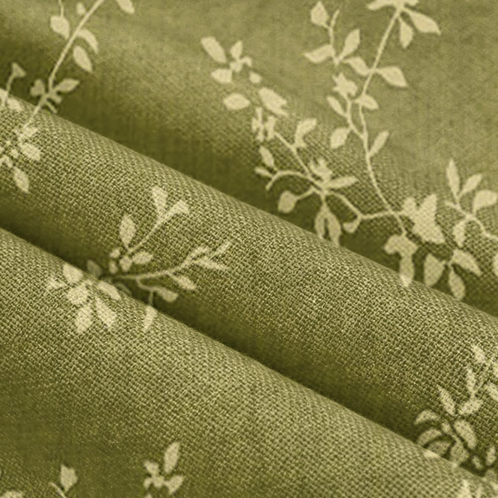 Vintage Botanical Room Divider Door Curtain 0514 Curtains Door Tapestry Doorway Curtain Fabric Partition Floral Green Privacy Screen Rod Pocket Room Divider Tassel