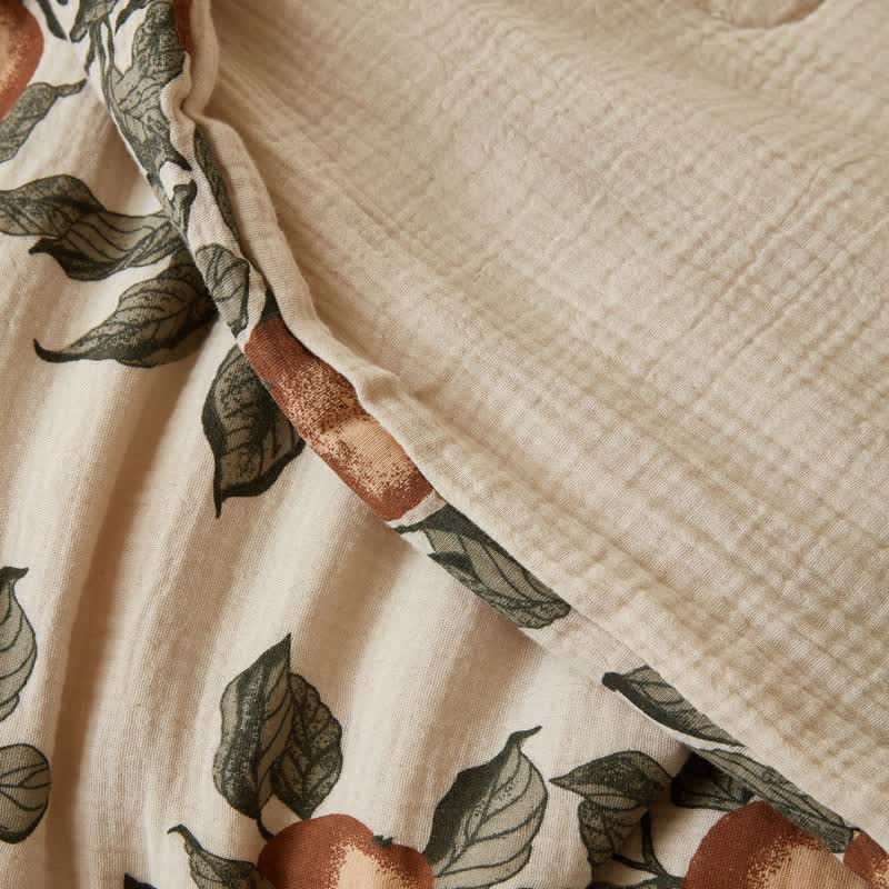 Harvest Fruit Cotton Double Gauze Quilt