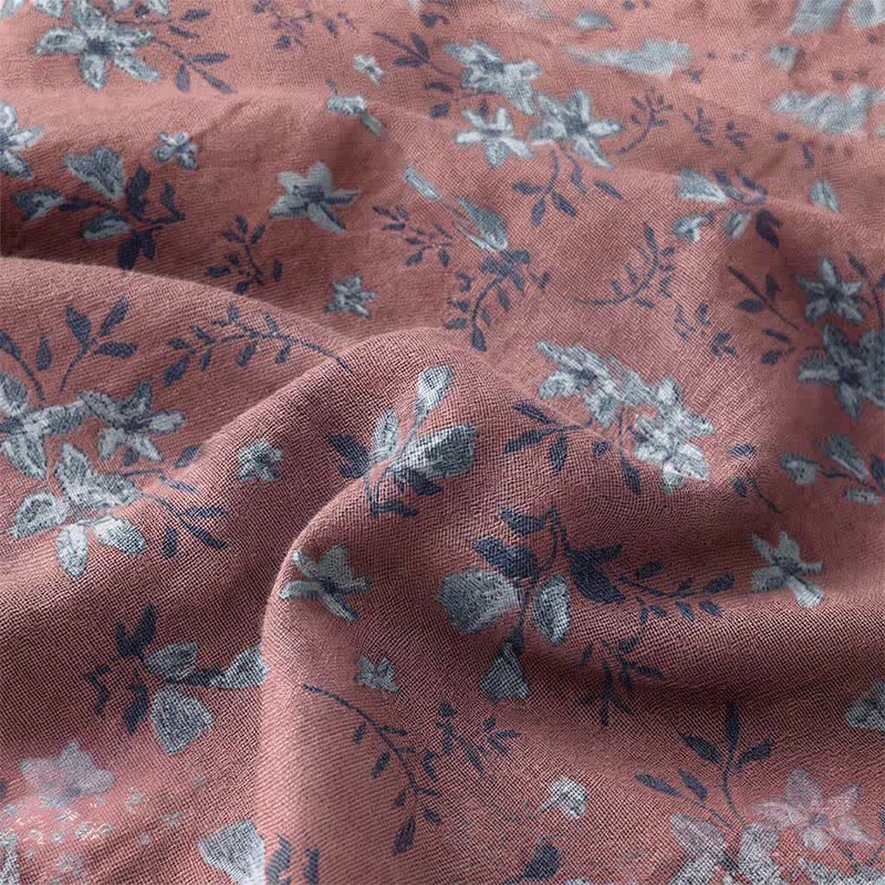 Ditsy Floral Reversible Cotton Gauze Bedspread