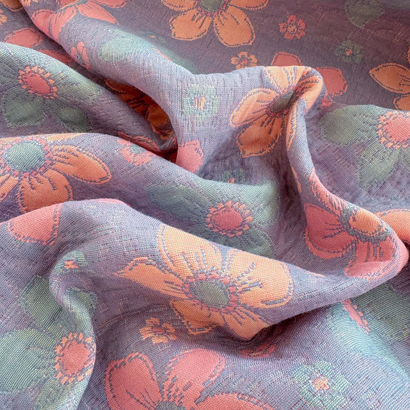 Ditsy Floral 3-layer Gauze Bedspread Quilt