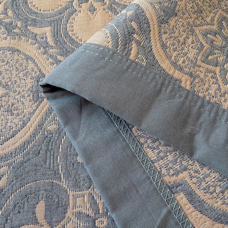 Milanese Medallion Tile Cotton Gauze Bedspread Quilt