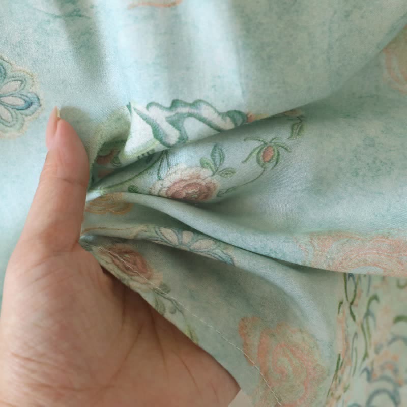 Oriental Traditional Floral Women's Pajamas