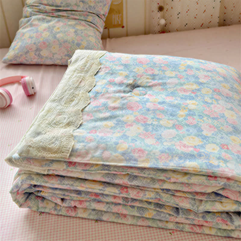 Lace Romance Cotton Bedding Set