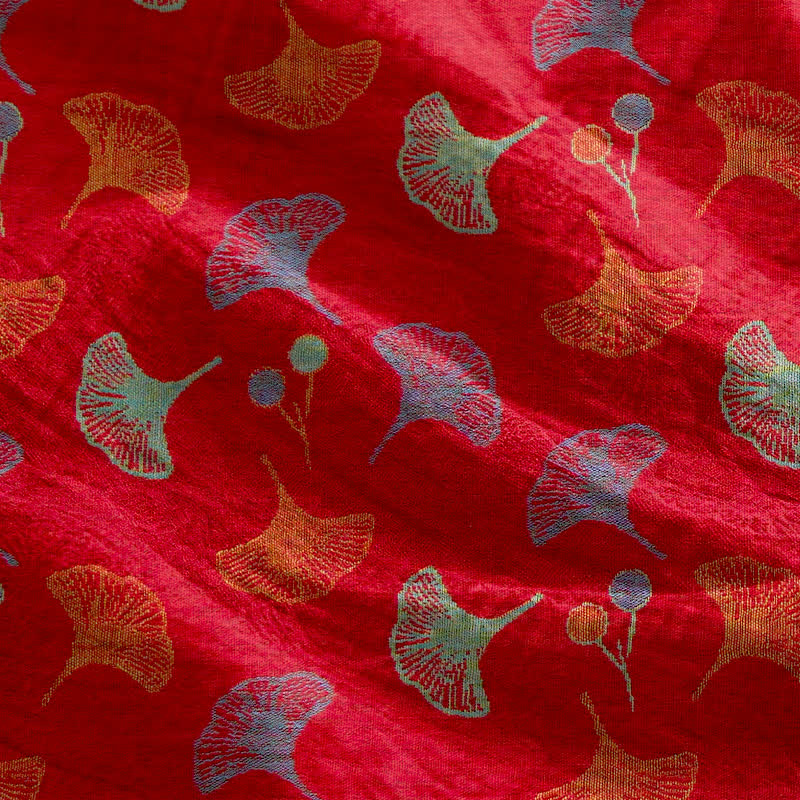 Ginkgo Floral Tie Strap Lounge Dress