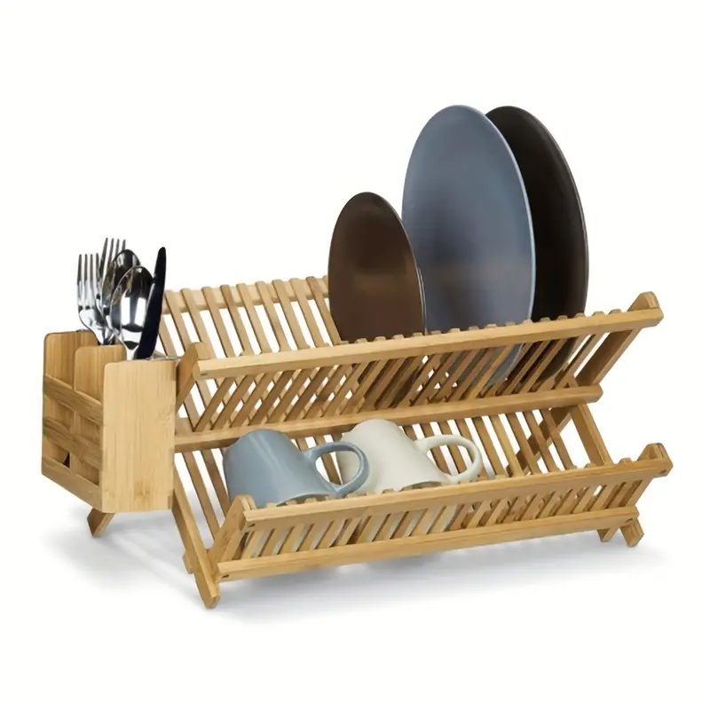 Zephyr Bamboo Dish Drying Rack
