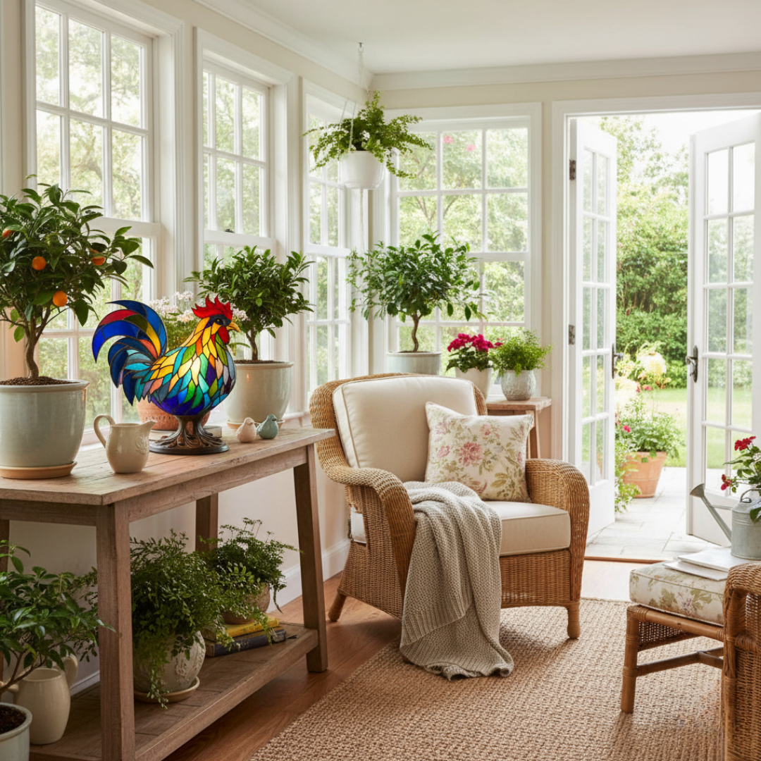 Ollie, der lebhafte Hahn