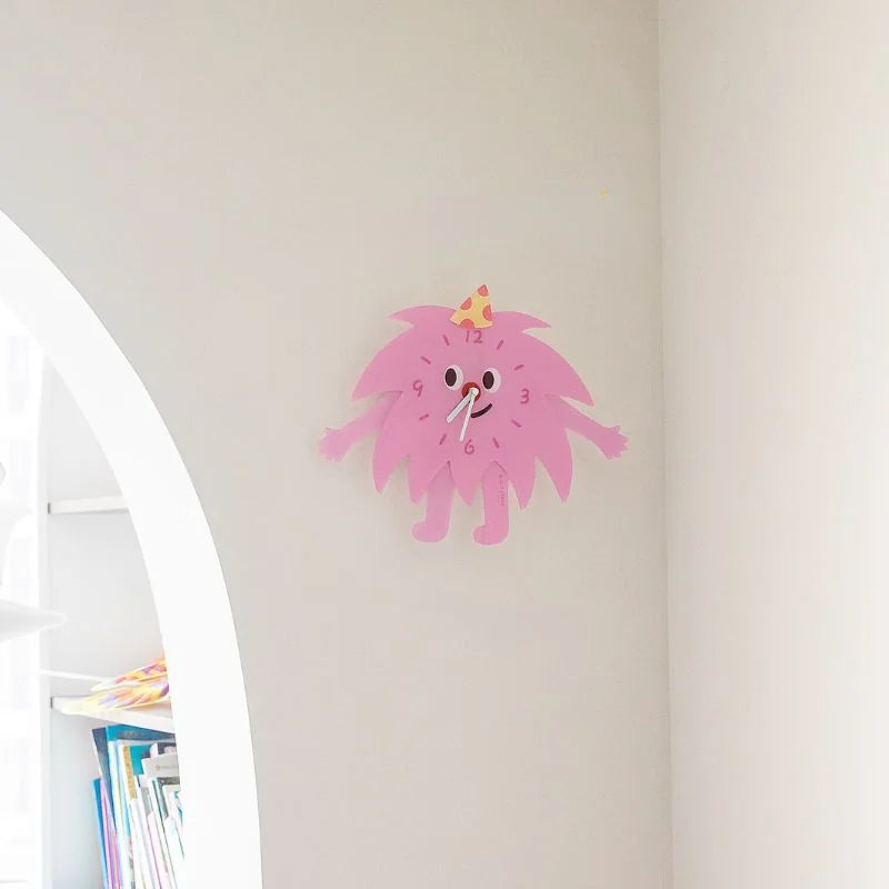 Whimsical Party Monster Acrylic Clock