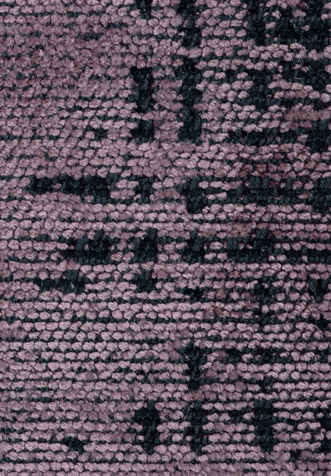 Space Damson - Matte Black Rug