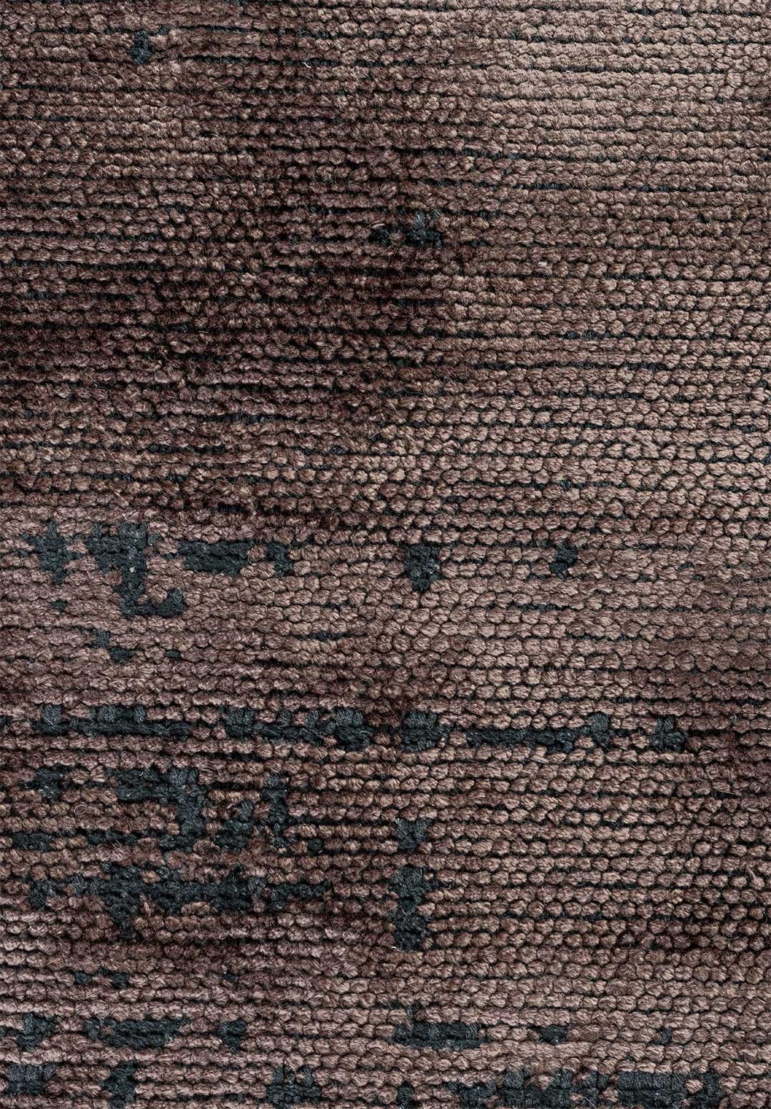 Space Dark Mink - Matte Black Rug