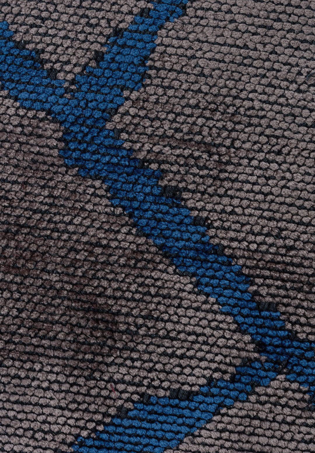 Grid Dark Grey - Navy Blue Rug
