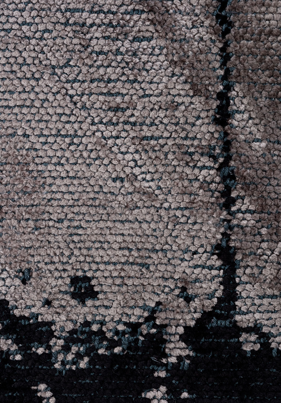 Barber Black - Dark Grey Rug
