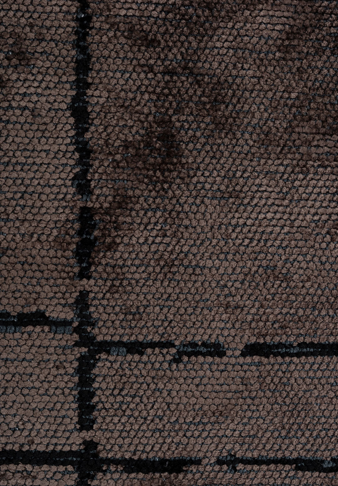 Barber Black - Dark Mink Rug