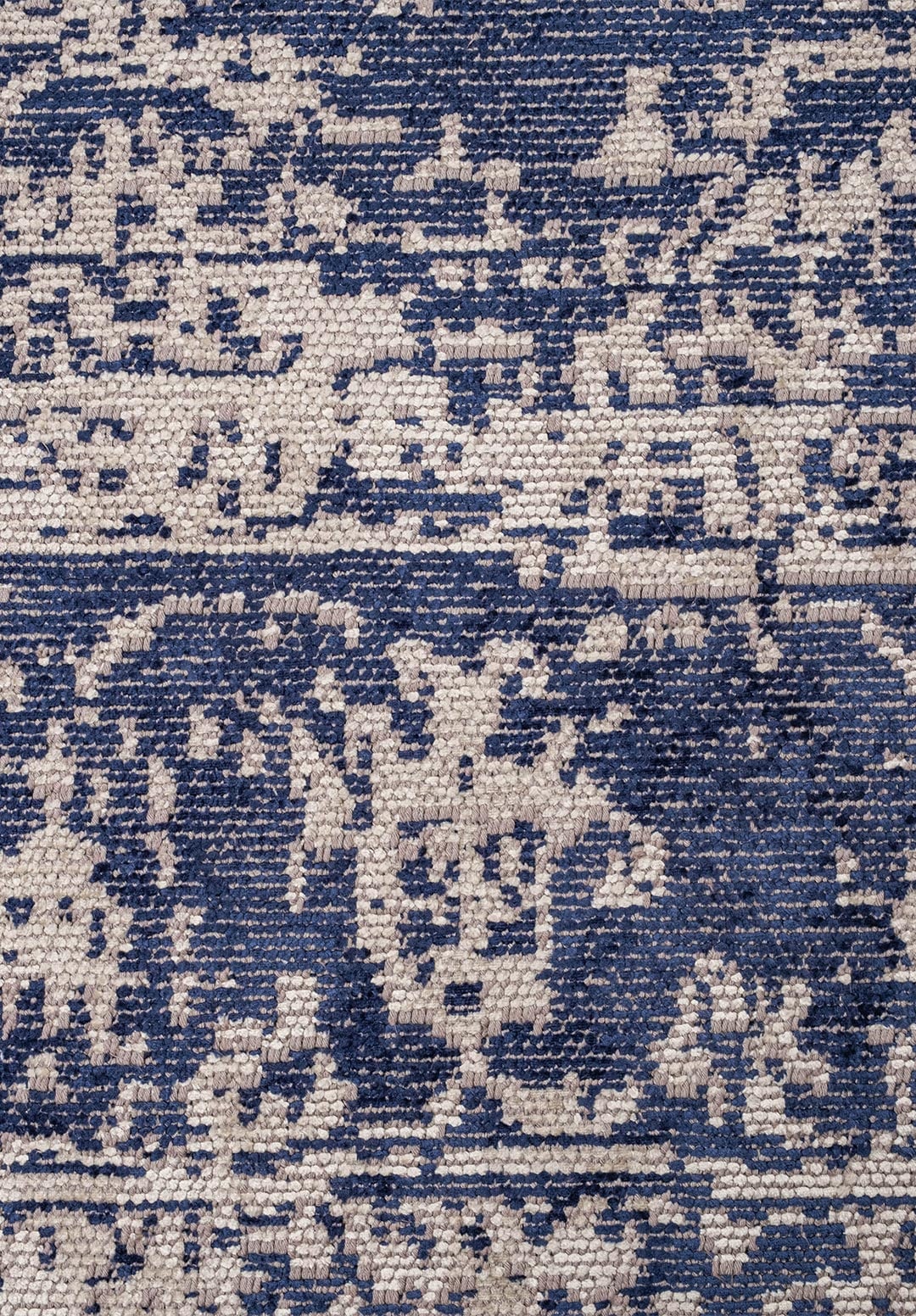 Medallion Beige - Dark Navy Rug