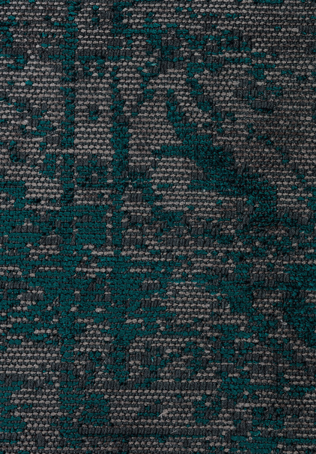 Ivy Grey - Dark Turquoise Rug