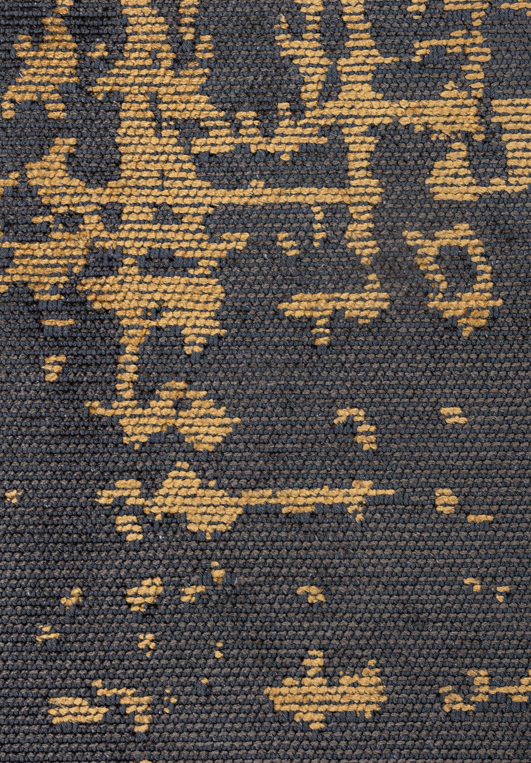 Spark Anthracite - Gold Rug