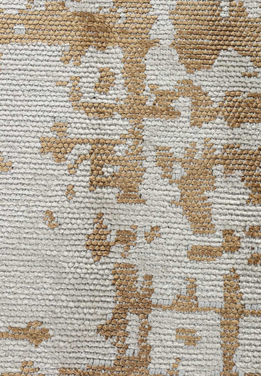 Spark White - Light Brown Rug