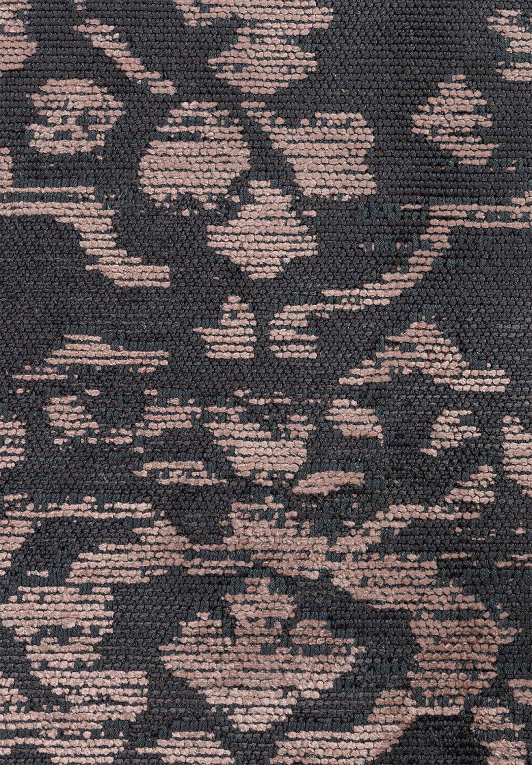 Flora Copper - Charcoal Rug