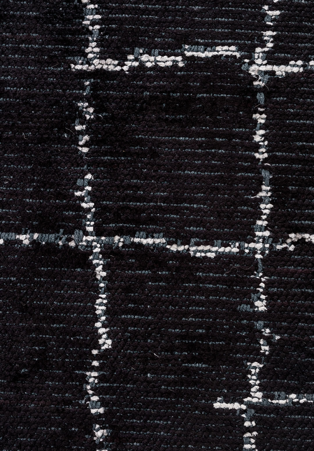 Dent Black - Light Cream Rug