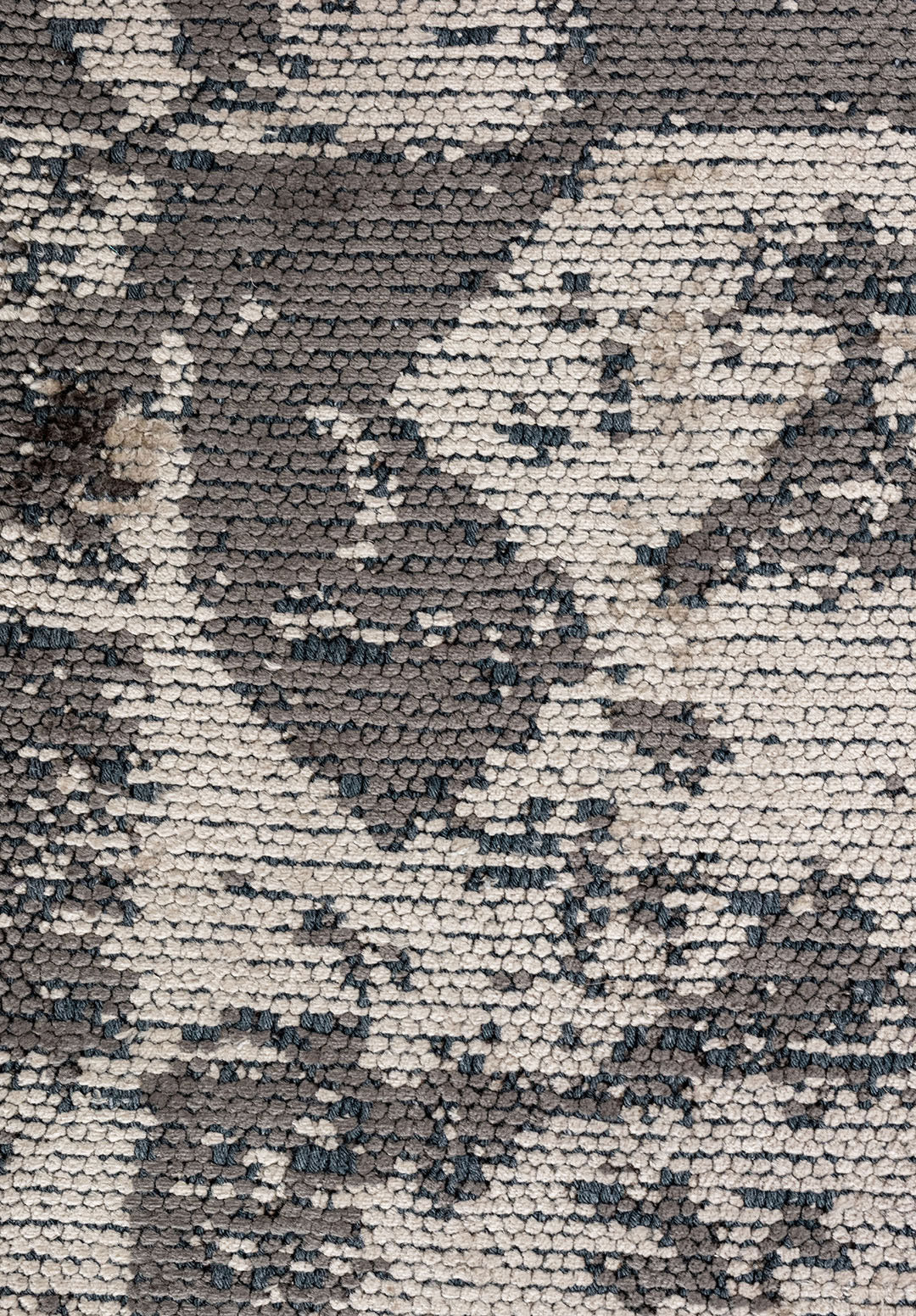 Triangle Anthracite - Beige Rug