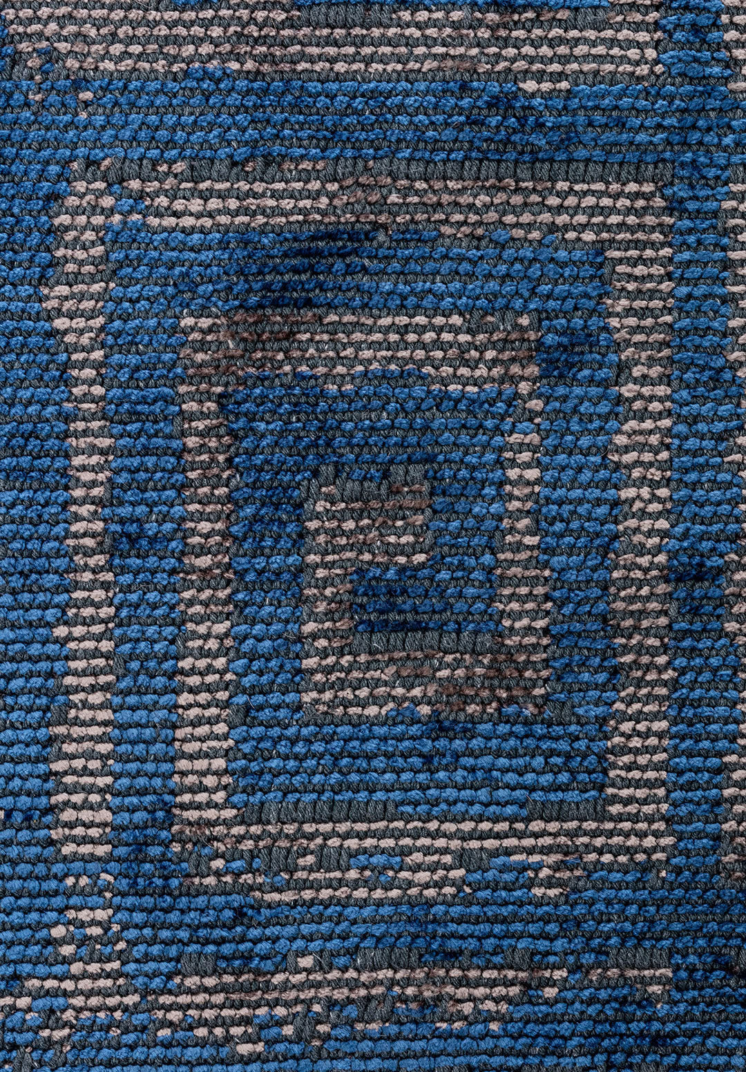 Helix Navy Blue - Dark Grey Rug