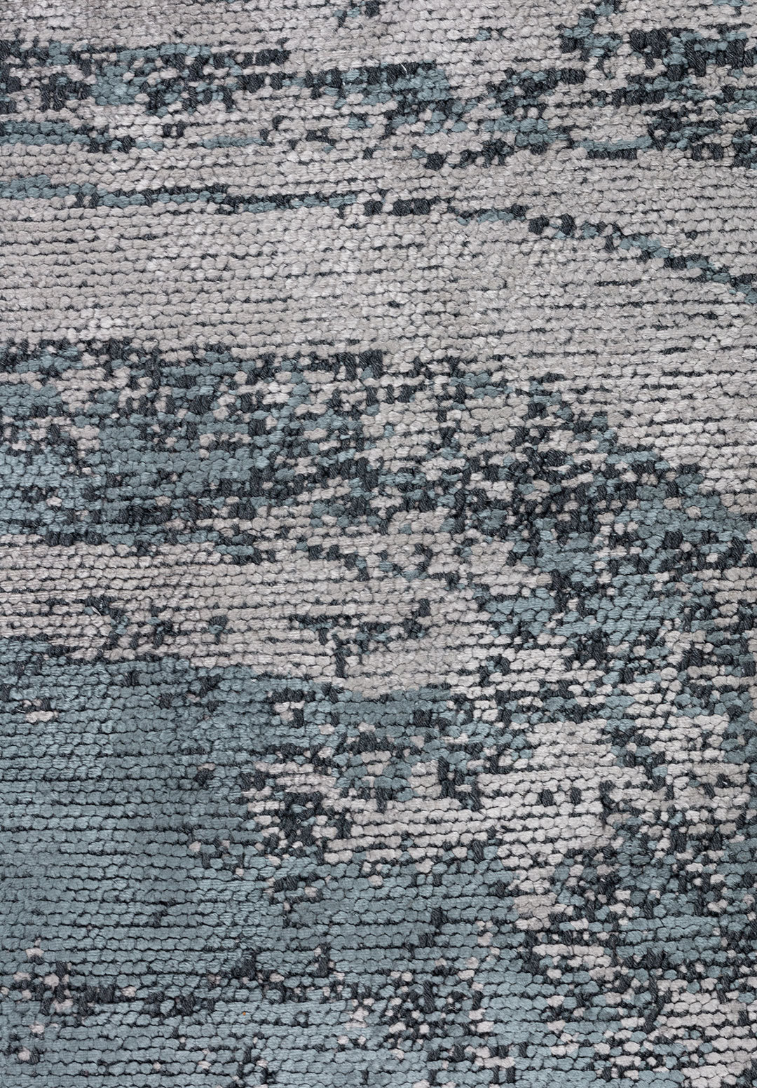 Smoke Light Grey - Blue Rug