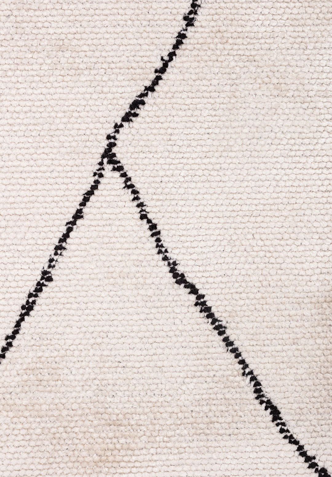 Bohemian Black - White Rug