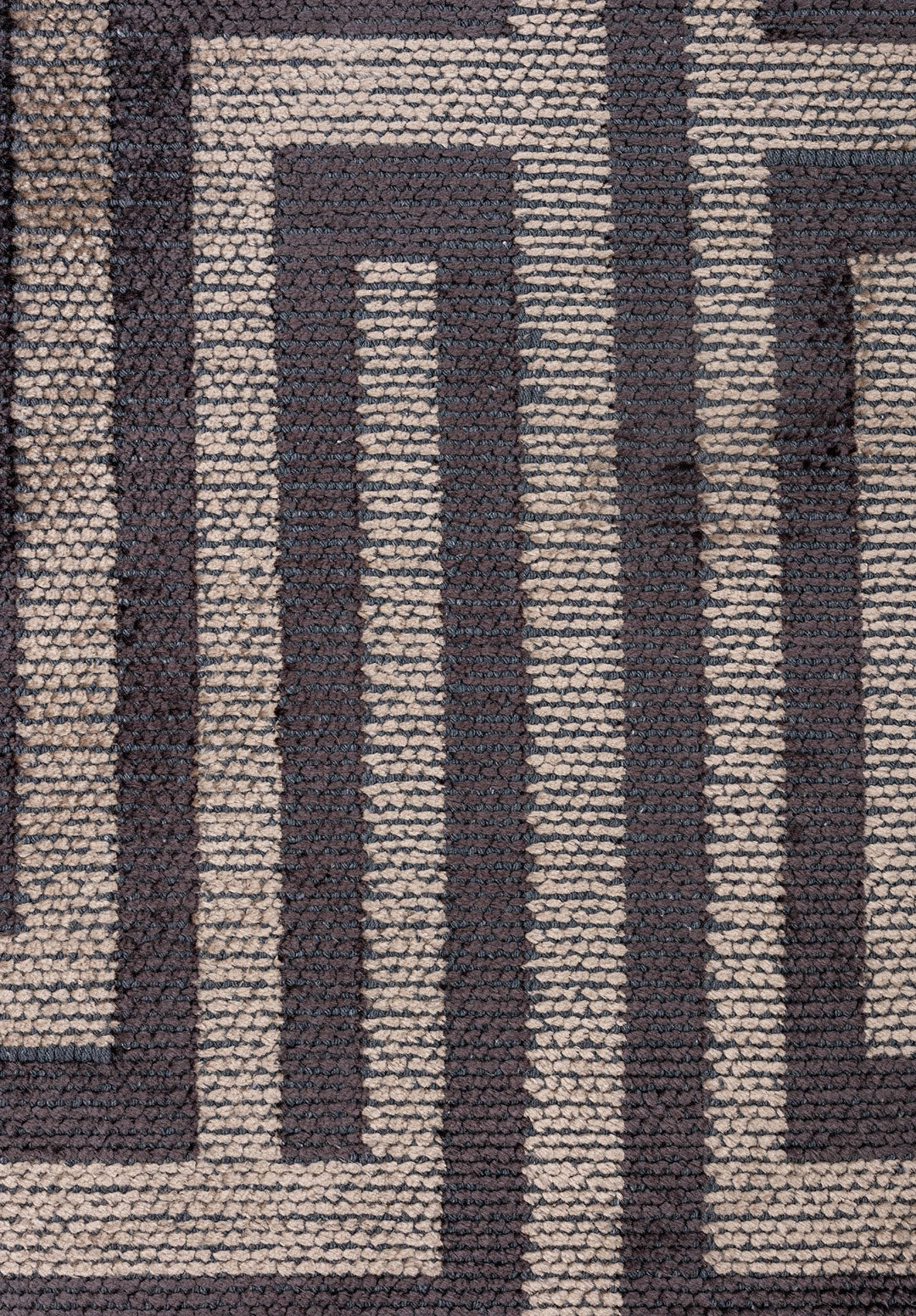 Nest Charcoal - Beige Rug