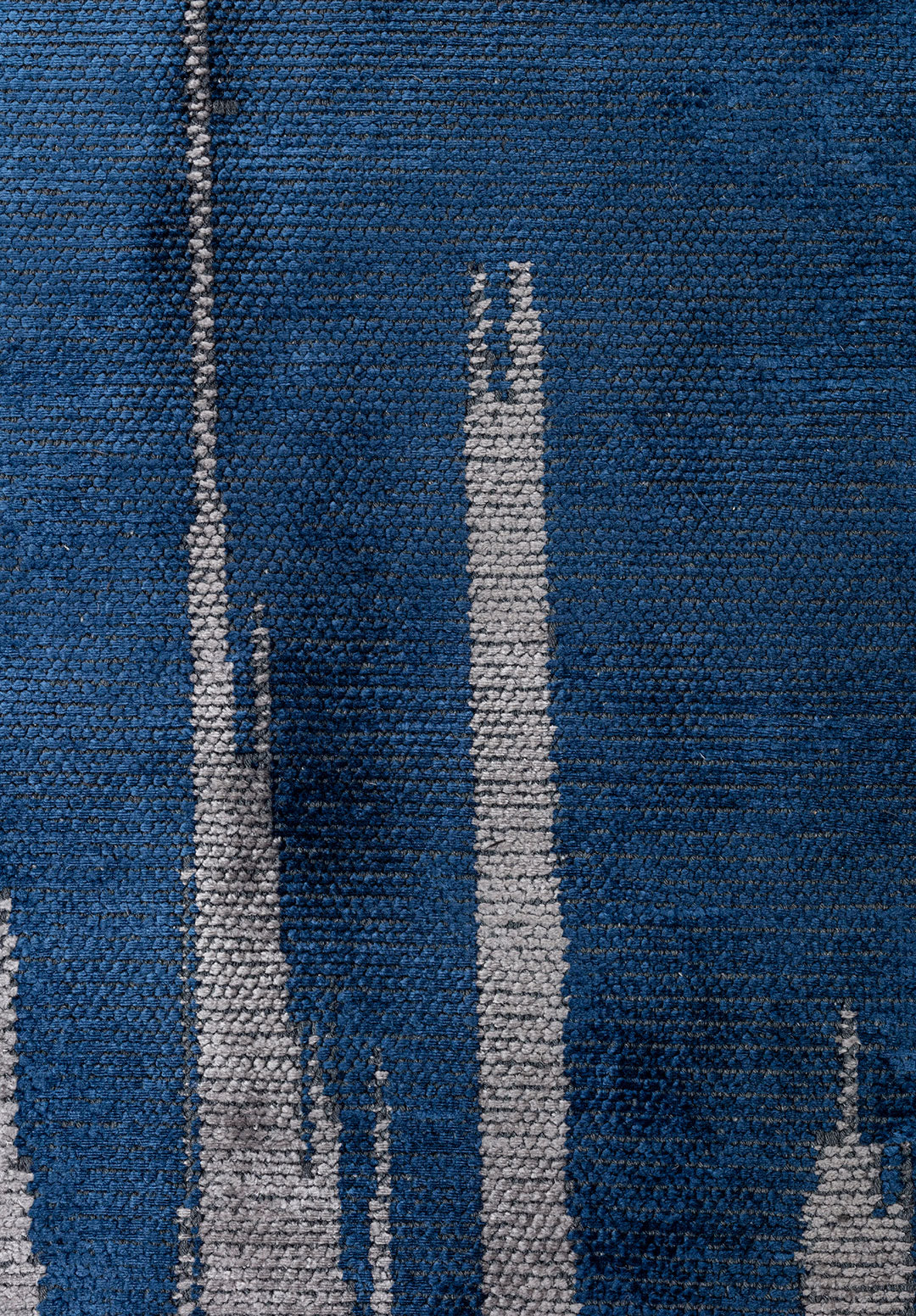 Cage Navy Blue - Light Grey Rug