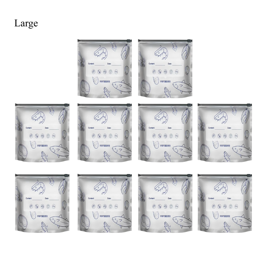 FreshKeeper™ | Aluminum Reusable Bags (10 pcs)