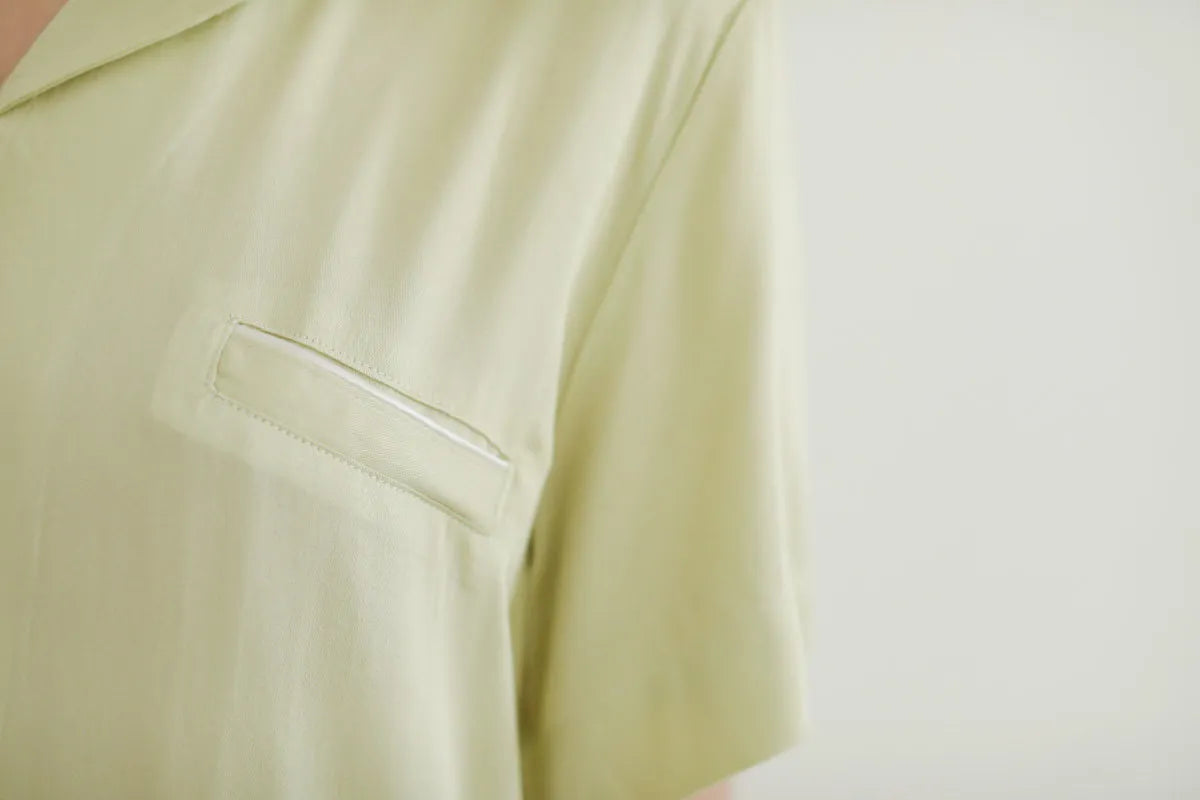Silky Smooth Solid Cotton Sateen Pajama Set