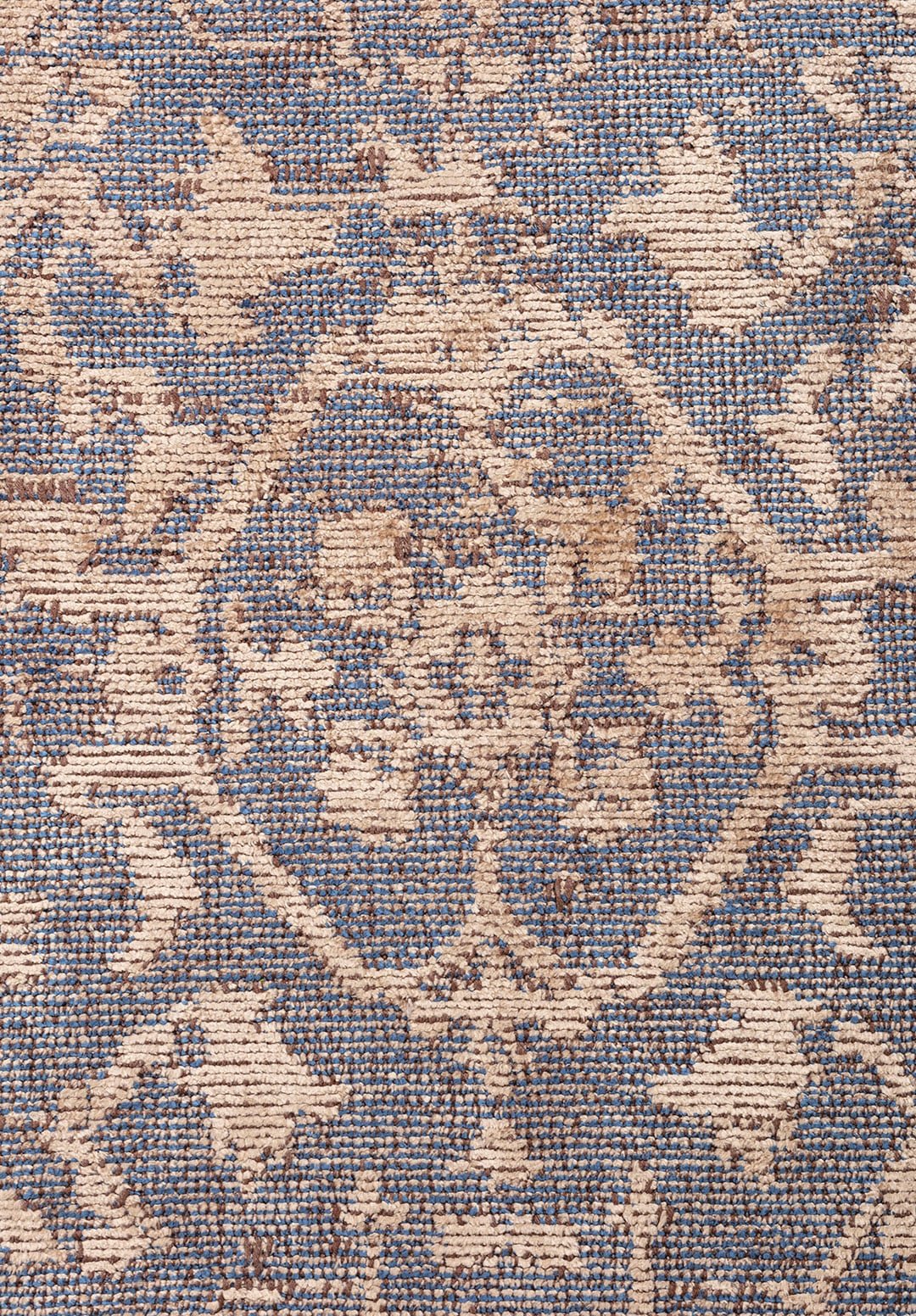Fable Navy Blue - Beige Rug