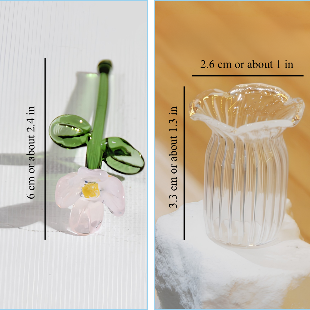 Glass Flower Bouquet